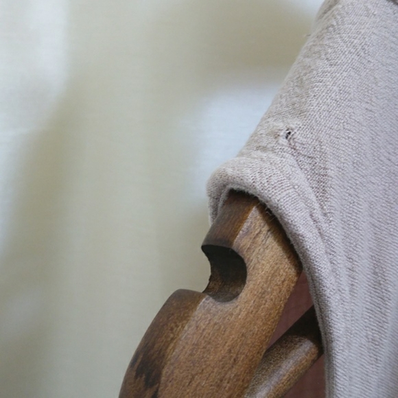 Linen-blend Sleeveless Midi Dress - Size Large - Picture 4 of 6